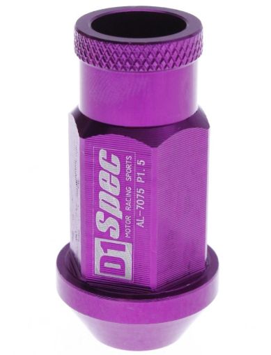 Billede af Aluminium Wheel nuts - M12*1.25 - Purple