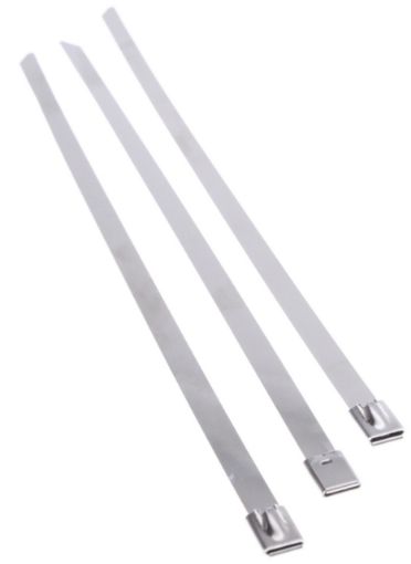 Billede af Rustfri strips 8mm. - 300mm. - Ekstra kraftig