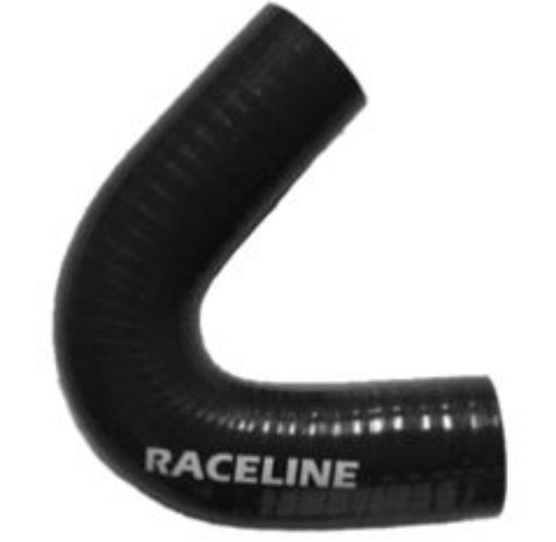 Billede af 1,5" / 38mm. - 135 graders silikonebøjning - Sort