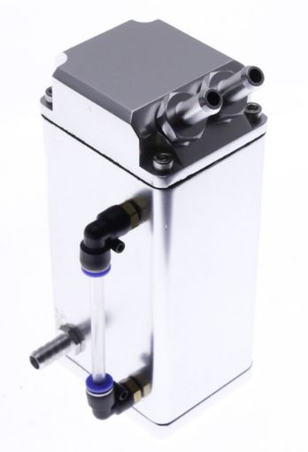 Billede af Olie catch tank - Firkantet Sølv