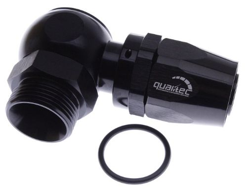 Billede af 90gr. 1-5/16"-12 - AN16 hose - Sort alu