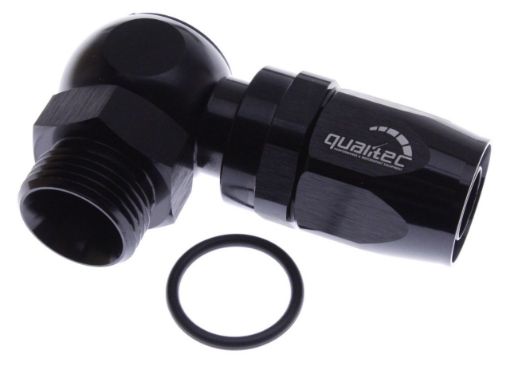 Billede af 90gr. AN12 fitting - Banjo fit - Sort alu