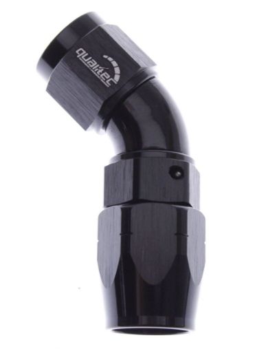 Billede af 45gr. AN fitting - AN-6 - Sort - High flow