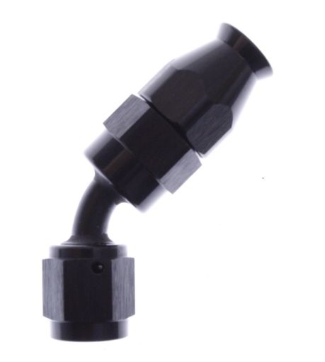 Billede af 45gr. PTFE AN fitting - AN-8 - Sort