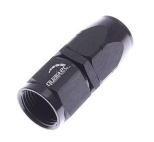 Billede af Lige AN fitting - AN-4 -  Sort