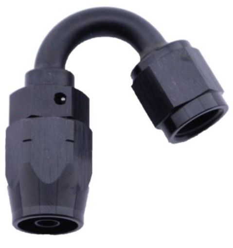 Billede af 150gr. PTFE AN fitting - AN-8- Sort