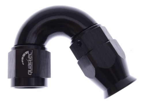 Billede af 150gr. PTFE AN fitting - AN-6 - High flow -  Sort