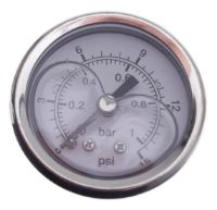 Billede af Benzintryks UR / viser / manometer 0-1 bar / 0-15PSI