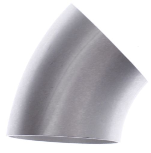 Billede af 3.5" rustfri rørbøjning - 45 grader