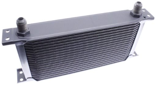 Billede af Oliekøler element - 19 rækker AN8 tilslutning - Sølv