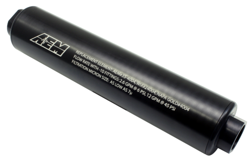 Billede af AEM high volume brændstoffilter 10AN 7 micron