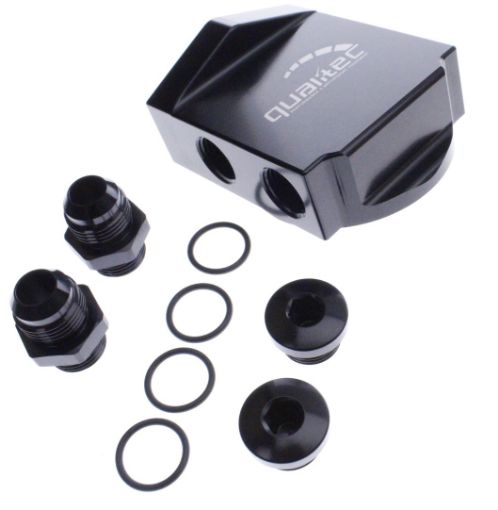 Billede af Filter relocation  3/4-16'' - Black