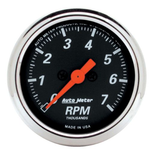 Billede af Autometer Designer Black 2-1/16in Electrical 7k RPM Tachometer