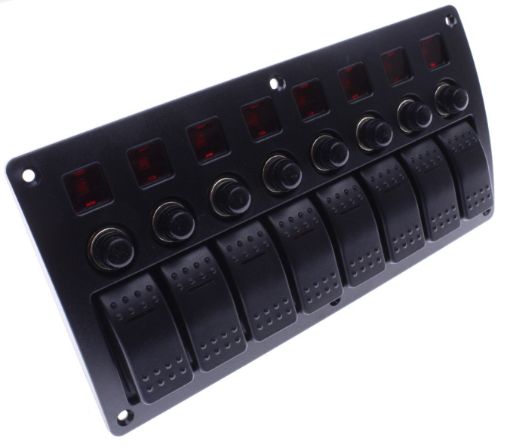 Billede af Vandtæt tændingspanel 8 kontakter