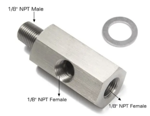 Billede af 1/8"-27 NPT olie-adaptor - Udtag