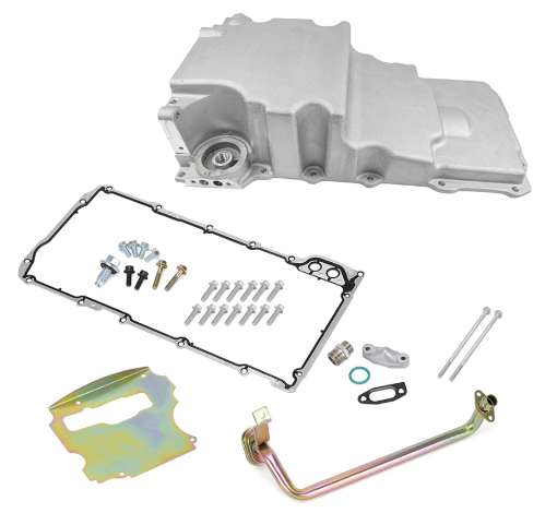 Billede af LS Swap Conversion Oil Pan Retrofit Kit Low Profile LS1 LS2 LS3 LS6 4.8 5.3 6.0 6.2 For Camaro Nova F-body 