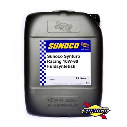 Billede af Sunoco Synturo Racing 10W60 motorolie 20 L