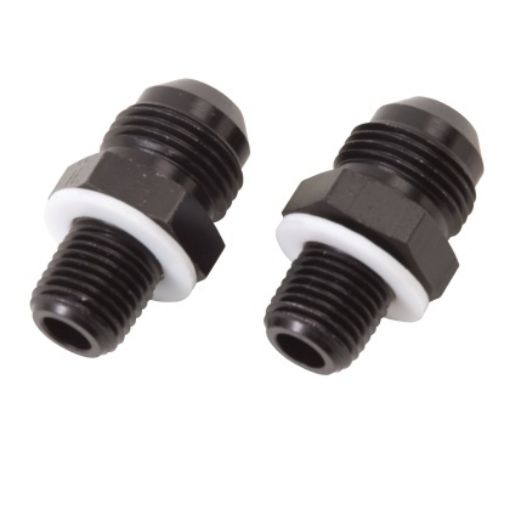 Billede af AN8 Han - 1/4" NPSM Han -  Nippel adapter - Sæt af 2