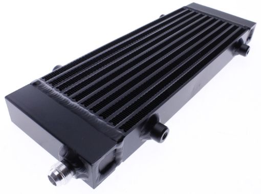 Billede af Universal Dual Pass bar & Plate Oil Cooler - Medium - Sort - AN10 - High Flow
