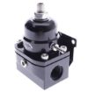 Billede af A1000 brændstoftrykregulator 2x AN8 ORB / 1x AN6 ORB sort