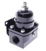 Billede af Qualitec brændstoftrykregulator 2x AN6 ORB / 1x AN6 ORB sort