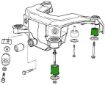 Billede af BMW E81/E82/E87/E88/E90/E91/E92/E93 aluminium bagbro bøsninger