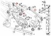 Billede af BMW E81/E82/E84/E87/E88/E90/E91/E92/E93 justerbart rear camber control arm kit