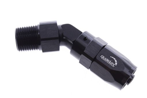 Billede af 3/8" NPT -> AN8 - 45 deg - Black