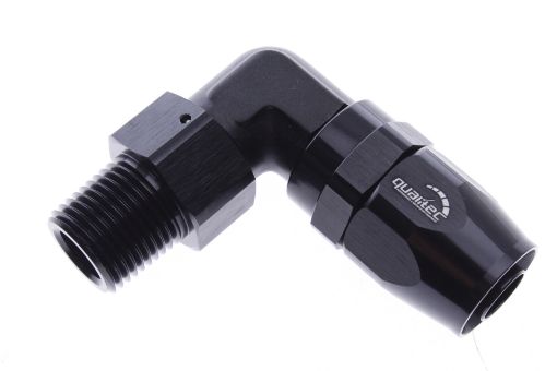 Billede af 3/8" NPT -> AN8 - 90 deg - Black