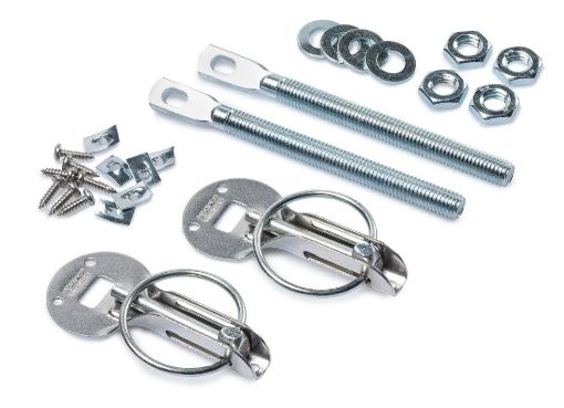 Billede af Sparco Silver Hood Pin - Set of 2