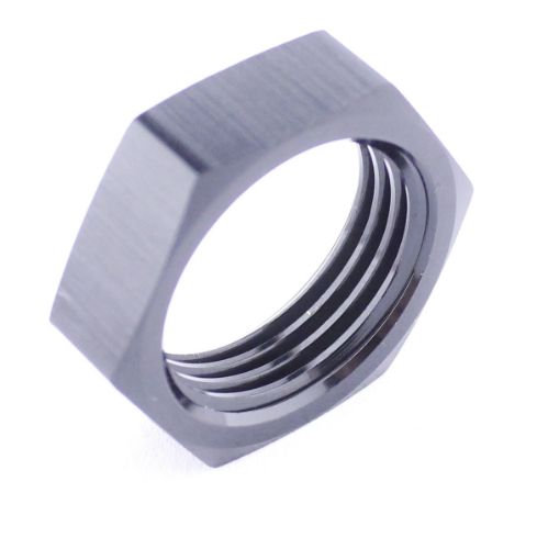 Billede af AN20 Møtrik - Sort Alu