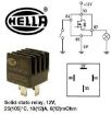 Billede af HELLA 4RA 931 774-031 solid-state relæ 12V 4-polet
