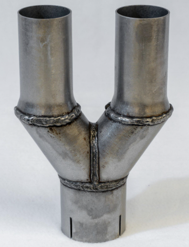 Billede af Y-stykke til udstødning - Rustfri 2½" -> 2  stk. 2" - Simons U2863090R