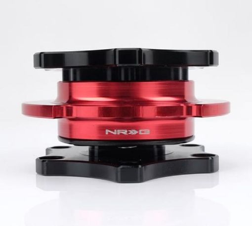 Billede af NRG Quick Release SFI SPEC 42.1 - Shinny Black Body / Red Shinny Ring