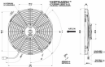 Billede af SPAL 14" High performance køleblæser - Skubber - VA08-AP51/C-23S - 1263 CFM