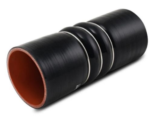 Billede af 5,0" / 127,0mm Silicone Hump Hose w/3 SS Rings - Length 203,2mm. - Black