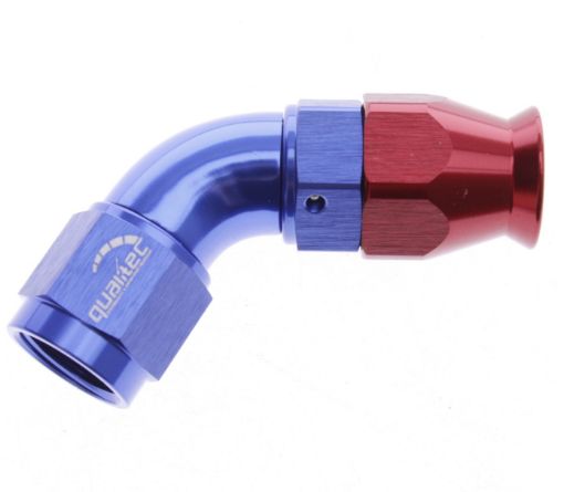 Billede af 60gr. PTFE AN fitting - AN-10- Rød/Blå - High Flow