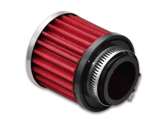 Billede af Vibrant Crankcase Breath Filter w/ Chrome Cap - 68mm Tall x 25mm ID