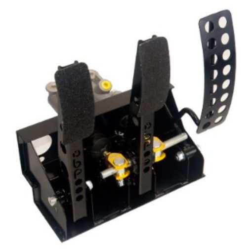 Billede af OBP Pedal Assembly Floor Mount-Brake Clutch & Throttle (Cable Clutch)
