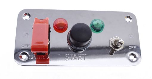 Billede af COMPETITION STARTER PANEL  -  PUSH BUTTON, LIGHTS, 2 SWITCHES