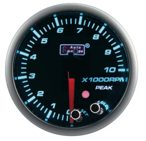 Billede af Autogauge omdrejningstæller - Dark