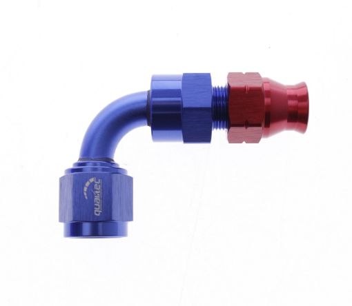 Billede af 90gr. AN fitting - Tube To female Adapter AN-6 - Rød/Blå - 5/16" (7,93mm.)
