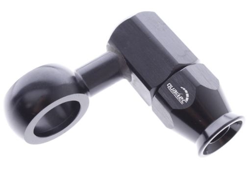 Billede af ID 15,7mm. - 90 deg. AN6 PTFE - Banjo fit - Black