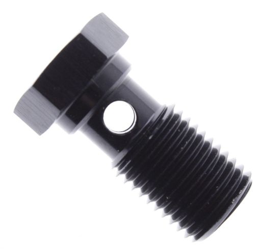 Billede af Banjo bolt - 9/16"-18 UNF (AN6) - Sort Alu