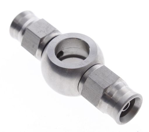 Billede af Double Banjo Hose end - ID10,2mm - AN3 - 48mm. long