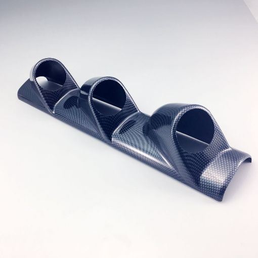 Billede af Autogauge - A stolpe holder  3 instrumet - Carbon