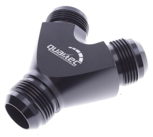 Billede af AN16 Han - 2xAN16 Han - Y-Samler Union - Sort Alu