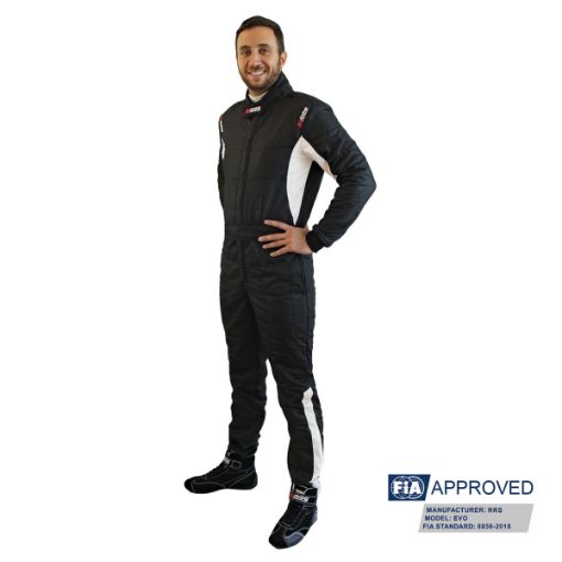 Billede af RRS Diamond Star FIA racerdragt sort 2XL
