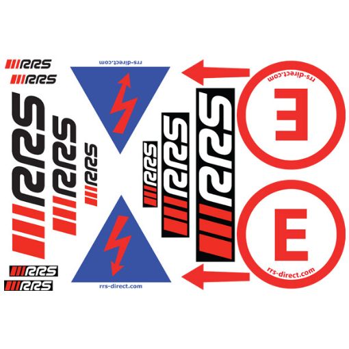 Billede af RRS Decal Sheet – (Brandslukker, Strømafbryder, Pile og RRS-logoer)