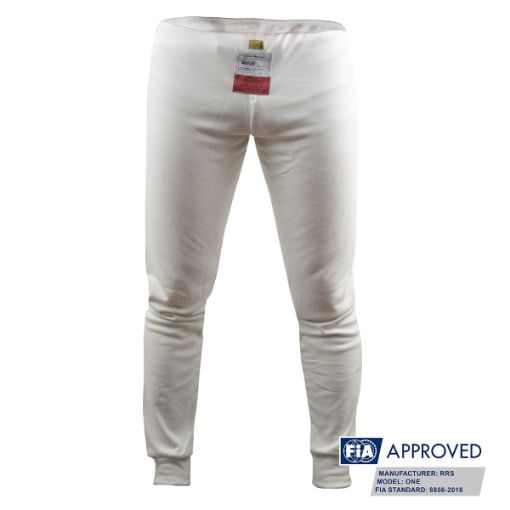 Billede af RRS ONE FIA lange underbukser hvid L